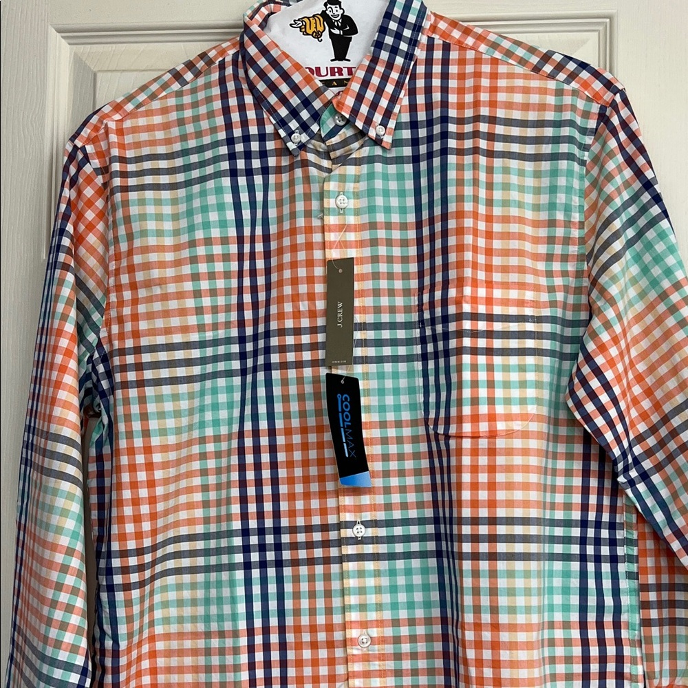 J. Crew Multicolor Plaid Casual Shirt